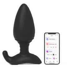 Анальная вибропробка Lovense Hush M, черный. Нет в наличии Анальная вибропробка Lovense Hush M, черный