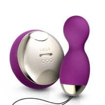 Вагинальные виброшарики с ротацией Lelo Hula Beads с пультом ДУ, фиолетовые