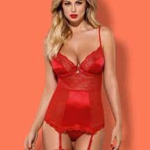 Корсет и трусики Obsessive Lovica, L\XL. Нет в наличии Корсет и трусики Obsessive Lovica, L\XL