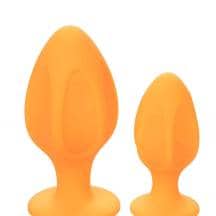 Набор анальных пробок CalExotics Cheeky, желтый