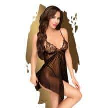 Комплект бэби-долл Penthouse Sweet Beast и трусики, черный, S/M. Нет в наличии Комплект бэби-долл Penthouse Sweet Beast и трусики, черный, S/M