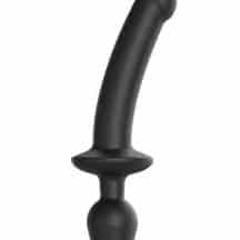 Фаллоимитатор с анальной пробкой 2 в 1 Strap-On-Me Switch Plug-In L, черный