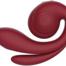 Тройной вибратор SVibe Gizi Pro, бордовый