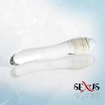 Фаллоимитатор двусторонний Sexus Glass, прозрачный. Нет в наличии Фаллоимитатор двусторонний Sexus Glass, прозрачный