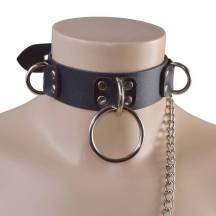 Ошейник Sitabella Big Ring, черный