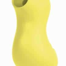 Вакуумный стимулятор клитора Lola games Fantasy Ducky, желтый