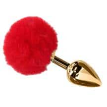 Пробка c хвостом задорный кролик Luxurious Tail, красная. Нет в наличии Пробка c хвостом задорный кролик Luxurious Tail, красная