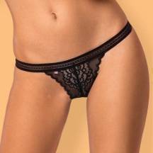 Трусики-стринги Obsessive Айли черные, S/M. Нет в наличии Трусики-стринги Obsessive Айли черные, S/M