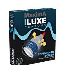 Презерватив Luxe Maxima Глубинная бомба с усиками и шариками, 1 шт Презерватив Luxe Maxima Глубинная бомба с усиками и шариками, 1 шт