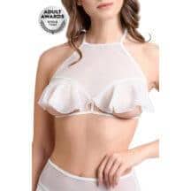 Бралетт Erolanta Karen с открытой грудью, белый, 50-52
