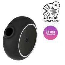 Вакуумный стимулятор клитора с вибрацией Satisfyer Pro To Go 3, черный Вакуумный стимулятор клитора с вибрацией Satisfyer Pro To Go 3, черный