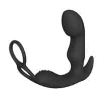 Массажёр простаты с кольцом Сатисфакер Culo, черный