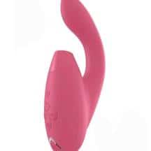 Вибратор с вакуумно-волновым стимулятором клитора Womanizer Duo, розовый