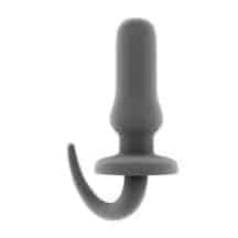 Анальная пробка с хвостом Shots Sono №13, серый. Нет в наличии Анальная пробка с хвостом Shots Sono №13, серый