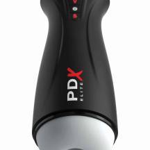 Мастурбатор в колбе с вибрацией PipeDream PDX Elite Fap-Gasm, белый, черный Мастурбатор в колбе с вибрацией PipeDream PDX Elite Fap-Gasm, белый, черный