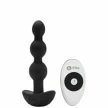 Анальная елочка с вибрацией b-Vibe Triplet с пультом ДУ, черная. Нет в наличии Анальная елочка с вибрацией b-Vibe Triplet с пультом ДУ, черная
