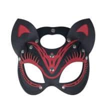 Маска кошки LoveToy, черно-красная. Нет в наличии Маска кошки LoveToy, черно-красная