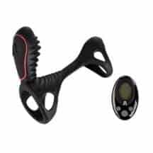 Вибронасадка Adrien Lastic Gladiator с клиторальной стимуляцией и пультом ДУ, черный. Нет в наличии Вибронасадка Adrien Lastic Gladiator с клиторальной стимуляцией и пультом ДУ, черный