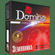Презервативы Domino Classic Земляника, 3 шт