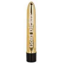 Вибратор CalExotics Naughty Bits Gold Dicker, золотистый