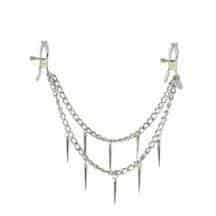 Зажимы для сосков PipeDream Rock Hard Nipple Clamps, серебристые Зажимы для сосков PipeDream Rock Hard Nipple Clamps, серебристые