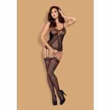 Трикотажный эластичный комплект Obsessive, One Size (Р 40-48)