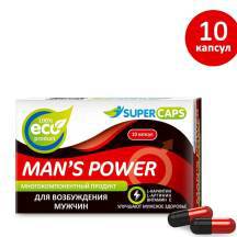 Мужское возбуждающее средство капсулы Super Caps Man's Power, 10 шт