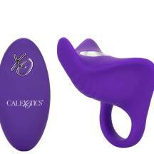 Виброкольцо с пультом ДУ CalExotics Orgasm Ring, фиолетовое