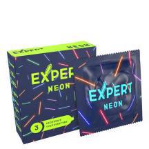 Презервативы светящиеся в темноте Expert Neon, 3 шт
