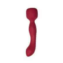 Двухсторонний вибромассажер с нагревом Lola Games Heating Wand, красный Двухсторонний вибромассажер с нагревом Lola Games Heating Wand, красный