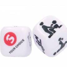 Кубики для эротической игры Shots Take the Gamble, белые. Нет в наличии Кубики для эротической игры Shots Take the Gamble, белые