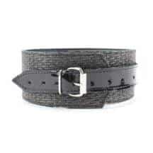 Ошейник из натуральной кожи с тиснением БДСМ арсенал. Нет в наличии Ошейник из натуральной кожи с тиснением БДСМ арсенал