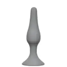 Анальная пробка Lola Games Back Door Slim Anal Plug L, серая