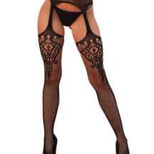 Чулки с поясом Amor EL Palma S/L, черные