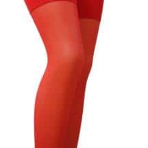 Чулки красные с подвесками, 17 DEN - Passion, 1/2