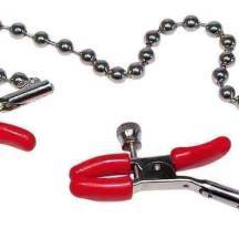 Зажимы на Соски Bad Kitty Nipple Chain с металлической цепочкой . Нет в наличии Зажимы на Соски Bad Kitty Nipple Chain с металлической цепочкой