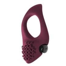 Виброкольцо Lola Games Pure Passion Midnight, бордовое