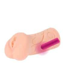 Мастурбатор-вагина с вибрацией Kokos Tattoo Auto, телесный