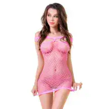 Платье-сетка Joli Sanibel, розовый, L/XL