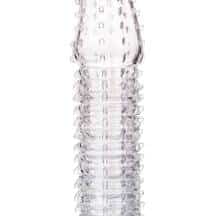 Насадка на член с шипиками Toyfa A-Toys Boyn, бесцветная