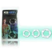 Набор эрекционных колец LoveToy Beaded Cockring Set, прозрачные. Нет в наличии Набор эрекционных колец LoveToy Beaded Cockring Set, прозрачные