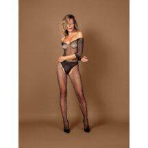 Комбинезон со стразами и доступом Le Frivole Spark S-XXL, чёрный