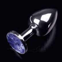 Маленькая анальная пробка с сиреневым кристаллом Пикантные Штучки, серебристый. Нет в наличии Маленькая анальная пробка с сиреневым кристаллом Пикантные Штучки, серебристый