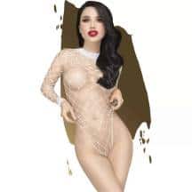 Боди-сетка Penthouse Scandalous S/L, белое. Нет в наличии Боди-сетка Penthouse Scandalous S/L, белое