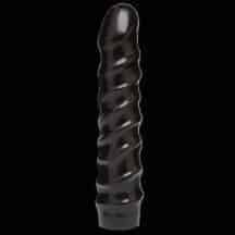 Насадка-фаллоимитатор Doc Johnson Vac-U-Lock CodeBlack Raging Hard-Ons Dong 20.3 см, чёрная