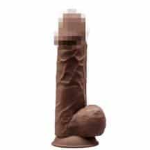 Фаллоимитатор SilexD Model 4 21.5 см, коричневый