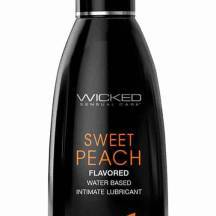 Оральный лубрикант Wicked Aqua Сладкий персик на водной основе, 60 мл