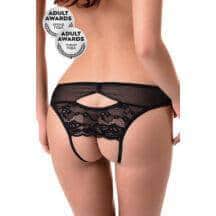 Трусики с доступом Erolanta Dora, черные, 50-52. Нет в наличии Трусики с доступом Erolanta Dora, черные, 50-52