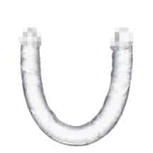 Фаллоимитатор двусторонний Toyfa Double Dildo 40 см, бесцветный