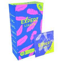 Презервативы ультратонкие увеличенного размера Expert Lights XXL, 15 шт